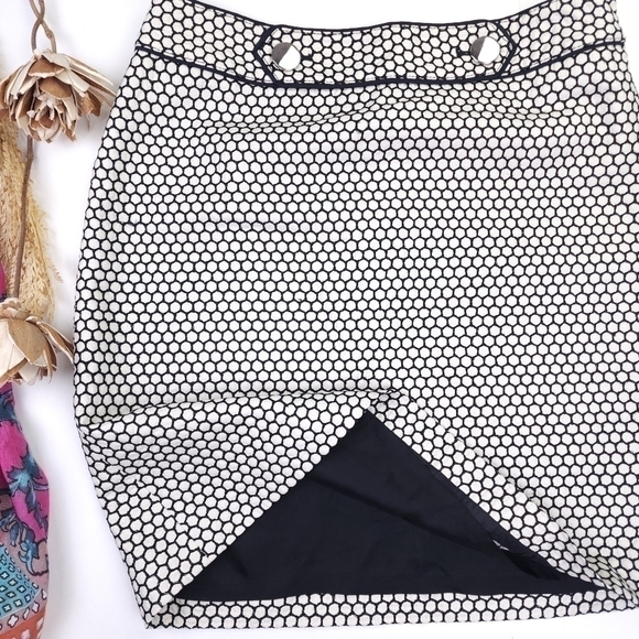 Ann Taylor Patterned Skirt Sz 8 - Picture 7 of 9